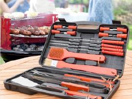 Naujas 18 dalių kepsninės / Bbq įrankių rinkinys l