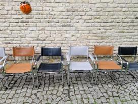 Vintažinės mid century Bauhaus st.konsolinės kėdės