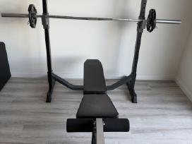 Daugiafunkcinis Bodycraft treniruoklis + svoriai