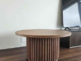Naujas ąžuolo kavos staliukas 80 cm