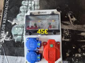 Naujos statybinės elektros paskirstymo dėžės