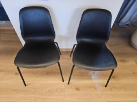 Valgomojo kėdės 4 vnt. Ikea Lidas juodos