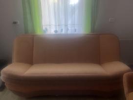 Parduodama sofa su 2 foteliais