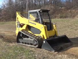 Bobcat Nuoma Vikšrinio Mini krautuvo nuoma. Skylės