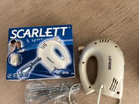 Parduodu rankinį plakiklį Scarlett Sc-1046. Tvarki