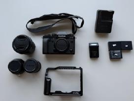 Fujifilm X-t3 komplektas (laowa,fringer,smallrig)