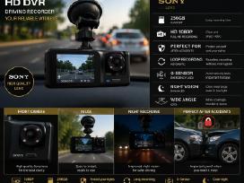 Vaizdo registratorius su 2 kameromis + Sony 256 GB