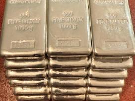Investicinio sidabro luitai 1kg 999
