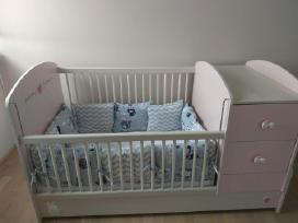 Cilek Babygirl auganti lovyte ir komoda