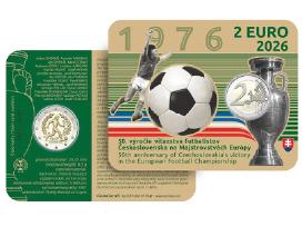 Proginės 2 eurų monetos Bu Proof kortelėse
