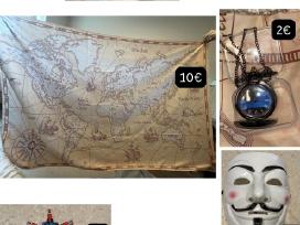 World map fabric poster, balloons and more