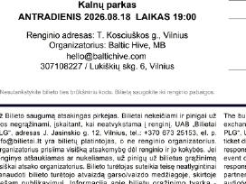 Bilietai Nick Cave & The Bad Seeds Kalnų Parkas