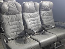Lėktuvo Recaro sėdynės 3 vietų blokas