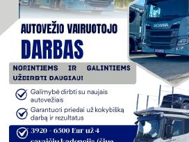 Autovežio Vairuotojo Darbas