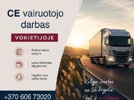 CE vairuotojas. Vokietija. Nuo 3450 eur
