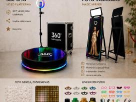 Foto veidrodis ir 360 platforma
