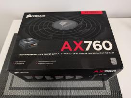 Corsair Ax760 - 80+ Platinum pilnai modulinis Psu