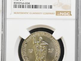 1925d 3 reichmarkes Ms64 Top Pop dvigubas kalimas