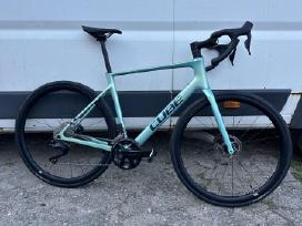 Cube carbon, 56 dydis, 2x12 shimano 105 di2, 2025m