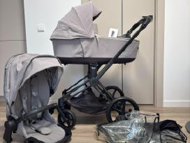 Cybex Priam V4 soho grey in matte black vežimėlis