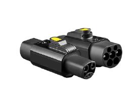 Type 2 į Tesla Nacs adapteris 220v 32a įkrovimui