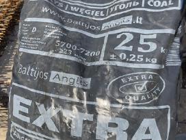 Fasuota akmens anglis 25 kg maišuose
