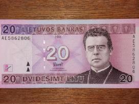 Lietuvos 20 litu banknotas