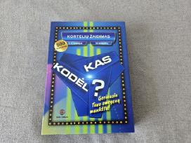 Kortelių žaidimas „Kas ir kodėl?“