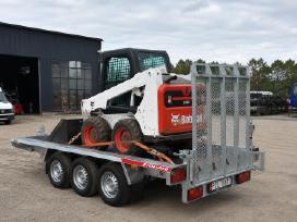 Priekabos nuoma ekskavatoriams,bobcat ir spec.tech