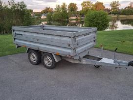 Dviase priekaba su stabdziais 1.50x 2.64