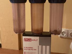 Vandens filtravimo sistema su nauju filtru komplek