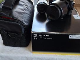 Parduodu tvarkinga Nikon z 6 II su 2 objektyvais