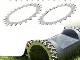 Vejos robotu ratų metaliniai priedai (apkaustai)