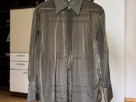 Massimo Dutti žali žėrintys marškiniai