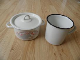 Emaliuoti puodai,po 5e