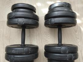 Hanteliai 2x15 kg