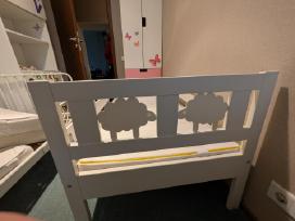 Ikea vaikiška lova Kritter 70x160 su čiužiniu