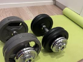 Surenkami hanteliai po 26kg