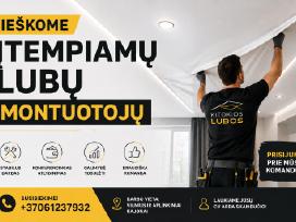 Ieškome Įtempiamų Lubų Montuotojų!