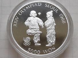 Pietų Korėja 5000 vonų sidabras 1987 Olimpiada