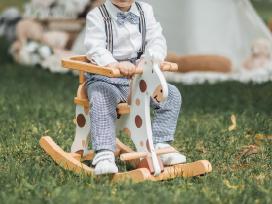 Jolainė lininis krikšto kostiumėlis