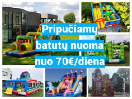 Pripučiamų batutų nuoma