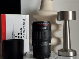 Kaip naujas. Canon Ef 100mm f/2.8l Macro Is Usm