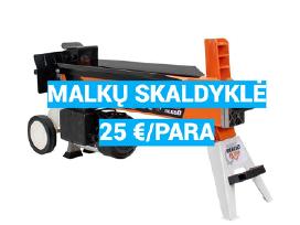 Malkų skaldyklė nuomai
