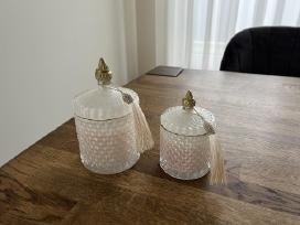Graži stiklinė žvakė