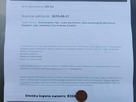 Eglės sanatorija dovanų kuponas 200 eurų