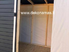 Karkasinis medinis sandėliukas 2x3 m