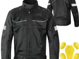 Nauja vasarinė L/ XL moto striukė su apsaugom .