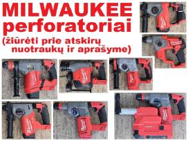 Milwaukee perforatorius 8 modeliai