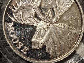 Sidabrine .999 moneta Briedis 1oz